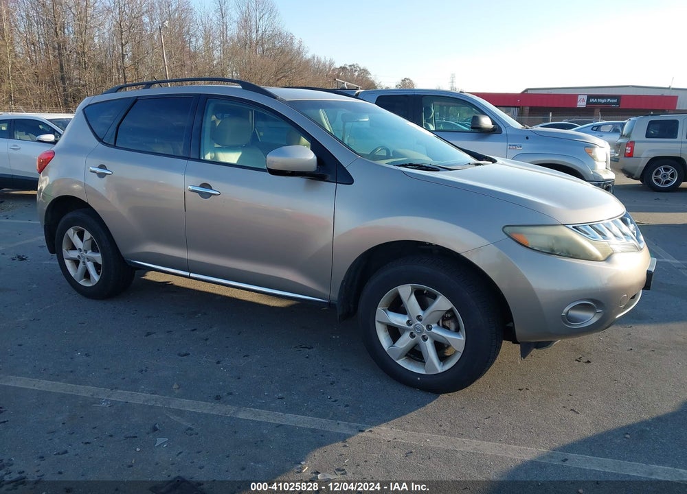 2009 NISSAN MURANO S VIN: JN8AZ18W09W201260