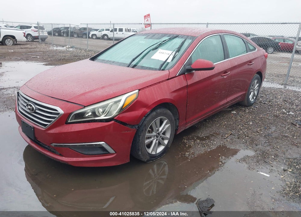 2015 HYUNDAI SONATA SE VIN: 5NPE24AFXFH155614
