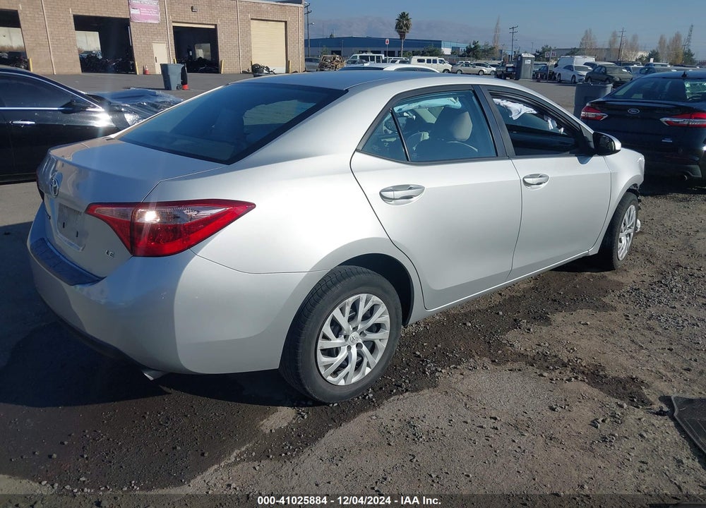 2019 TOYOTA COROLLA LE VIN: 5YFBURHE3KP863336