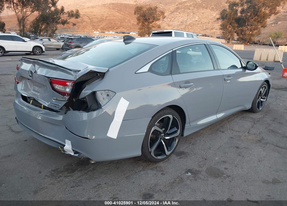 2022 HONDA ACCORD HYBRID SPORT VIN: 1HGCV3F25NA000619