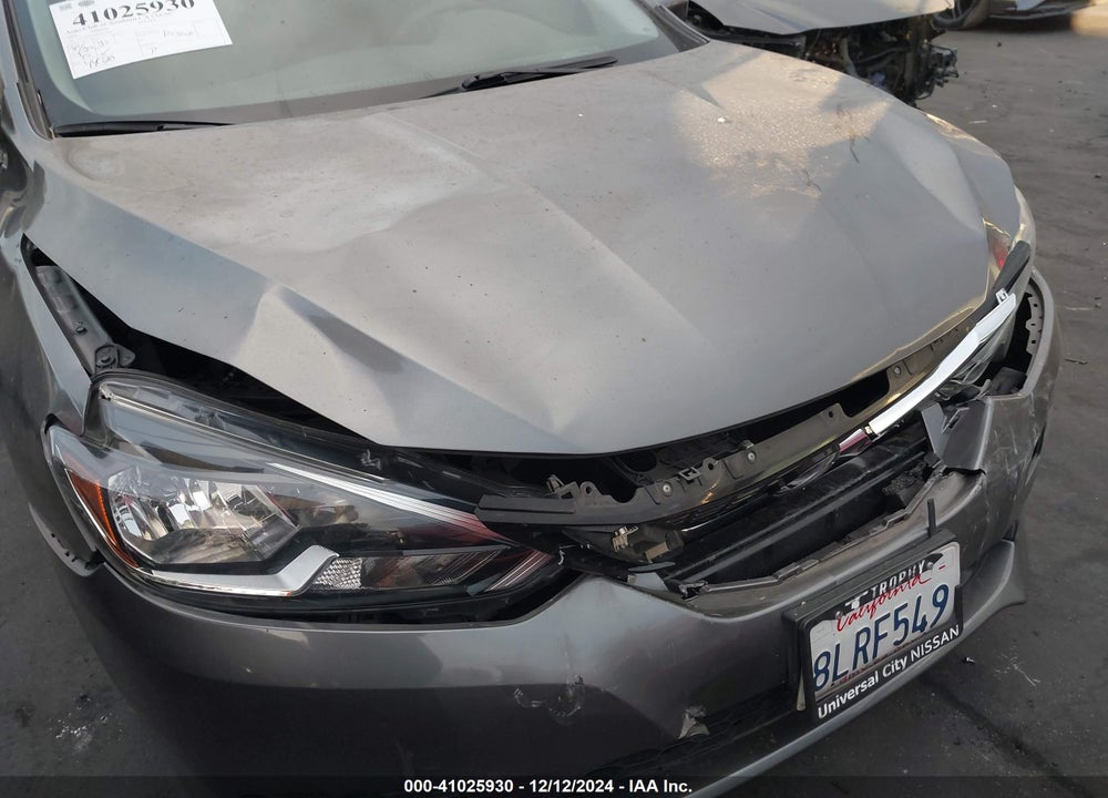 2019 NISSAN SENTRA S VIN: 3N1AB7AP9KY393429