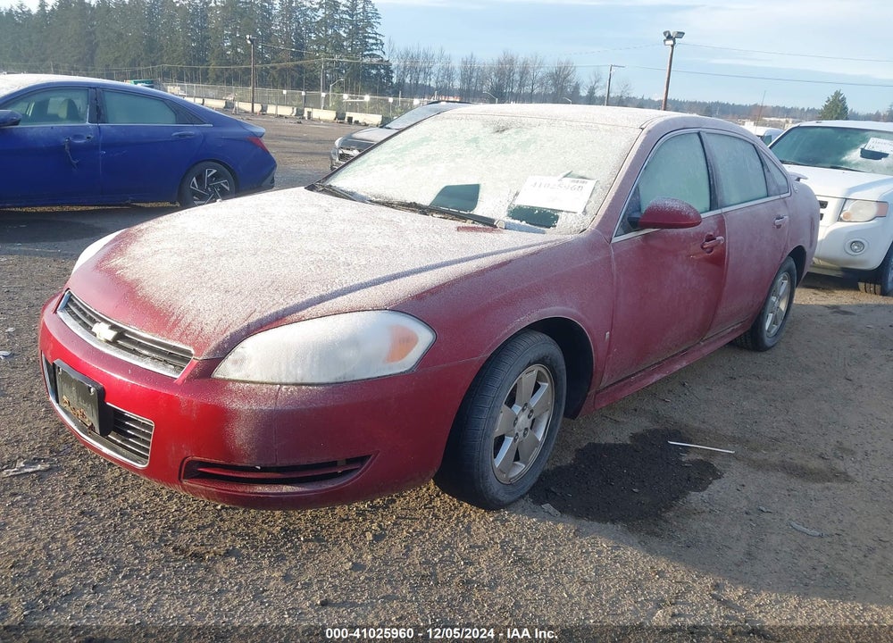 2009 CHEVROLET IMPALA LT VIN: 2G1WT57N191126829