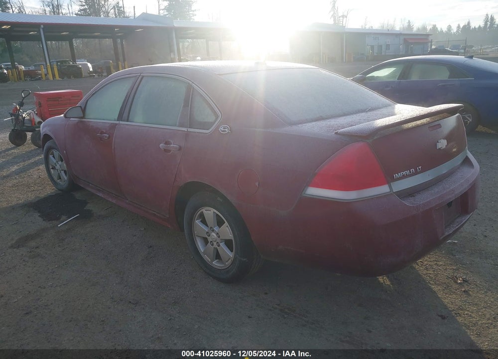 2009 CHEVROLET IMPALA LT VIN: 2G1WT57N191126829