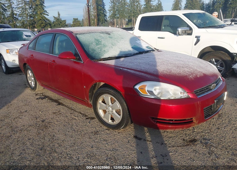 2009 CHEVROLET IMPALA LT VIN: 2G1WT57N191126829