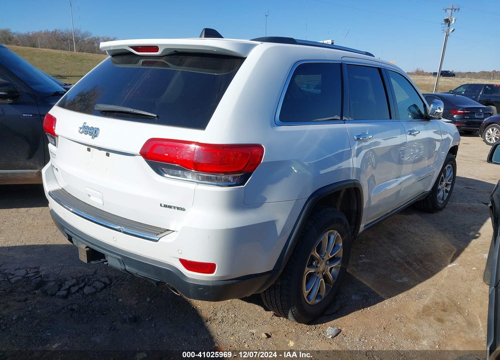2014 JEEP GRAND CHEROKEE LIMITED VIN: 1C4RJFBG5EC258747