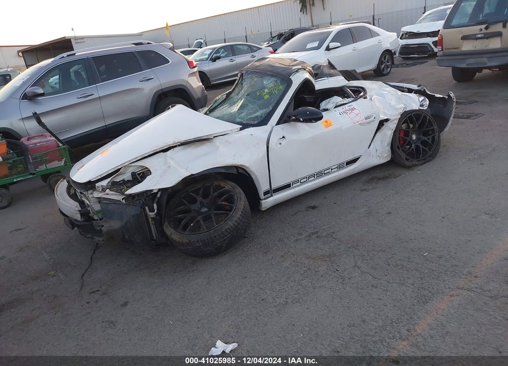 2008 PORSCHE CAYMAN S VIN: WP0AB298X8U781911