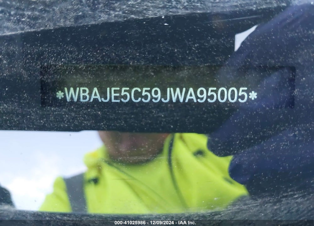 2018 BMW 540I VIN: WBAJE5C59JWA95005