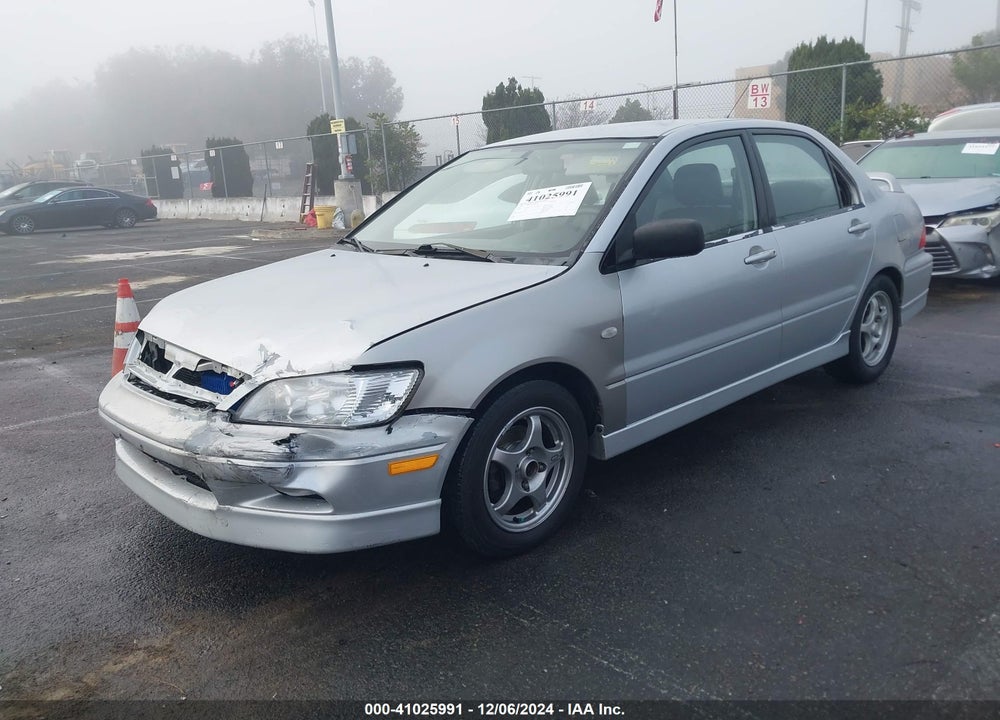 2002 MITSUBISHI LANCER VIN: JA3AJ86E92U038601