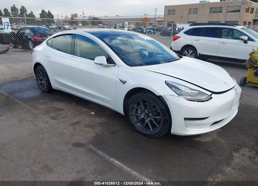 2019 TESLA MODEL 3 LONG RANGE/MID RANGE/STANDARD RANGE/STANDARD RANGE PLUS VIN: 5YJ3E1EA8KF401595