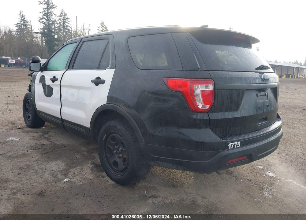 2019 FORD POLICE INTERCEPTOR UTILITY VIN: 1FM5K8ARXKGA73877