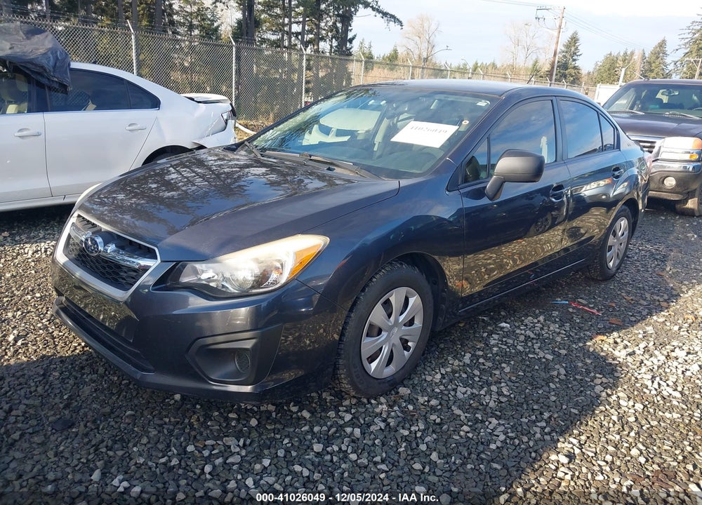 2013 SUBARU IMPREZA 2.0I VIN: JF1GJAA67DH031375