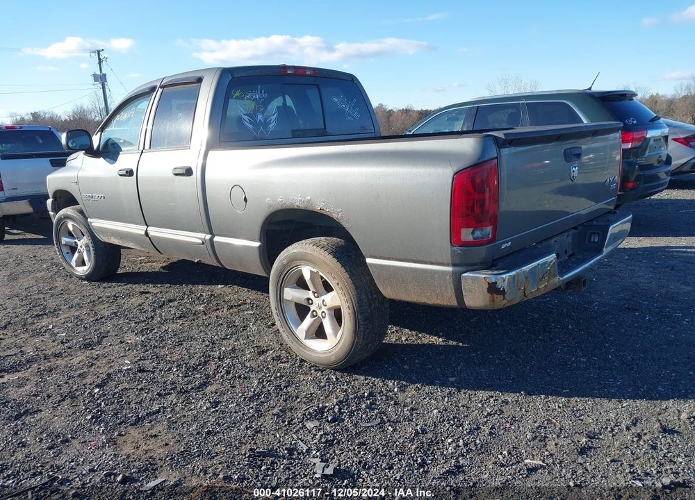 2006 DODGE RAM 1500 SLT/TRX4 OFF ROAD/SPORT VIN: 1D7HU18276S701057