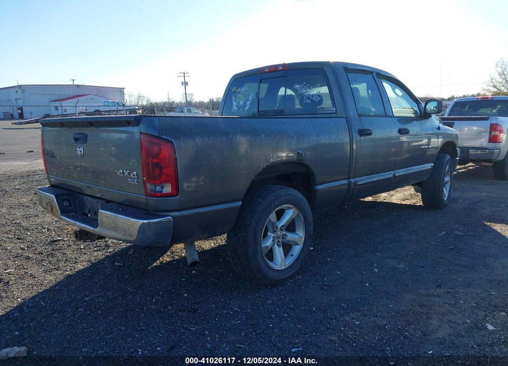 2006 DODGE RAM 1500 SLT/TRX4 OFF ROAD/SPORT VIN: 1D7HU18276S701057