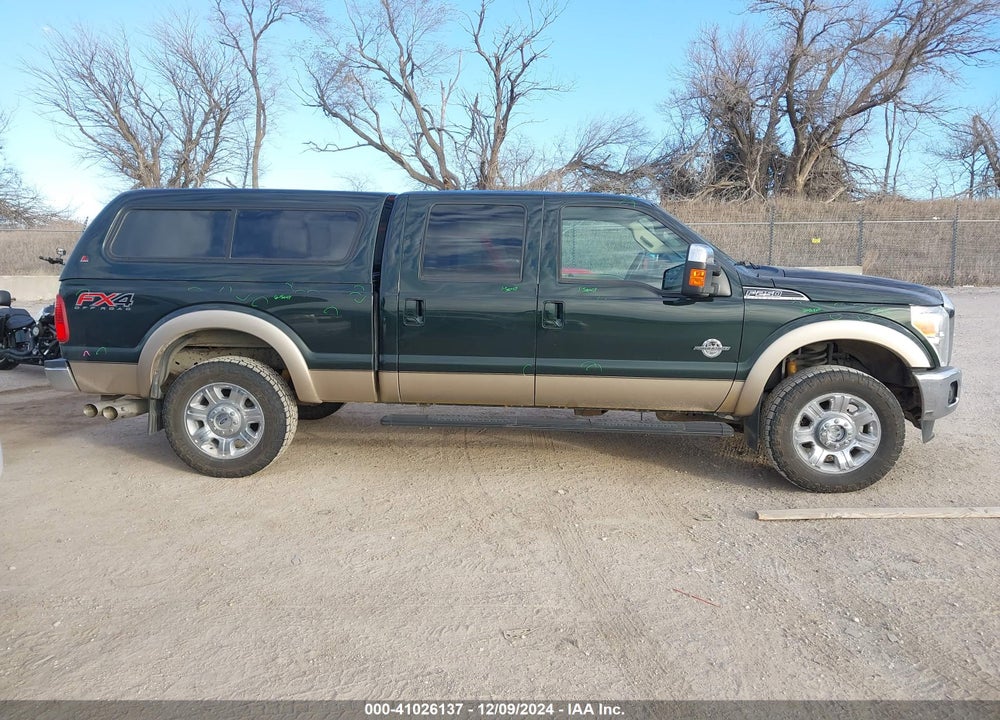 2012 FORD F-250 LARIAT VIN: 1FT7W2BTXCEB73774