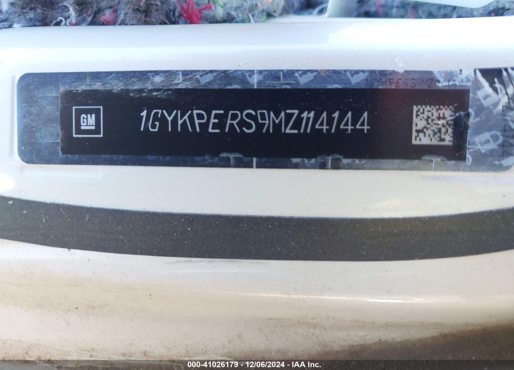 2021 CADILLAC XT6 PREMIUM LUXURY VIN: 1GYKPERS9MZ114144