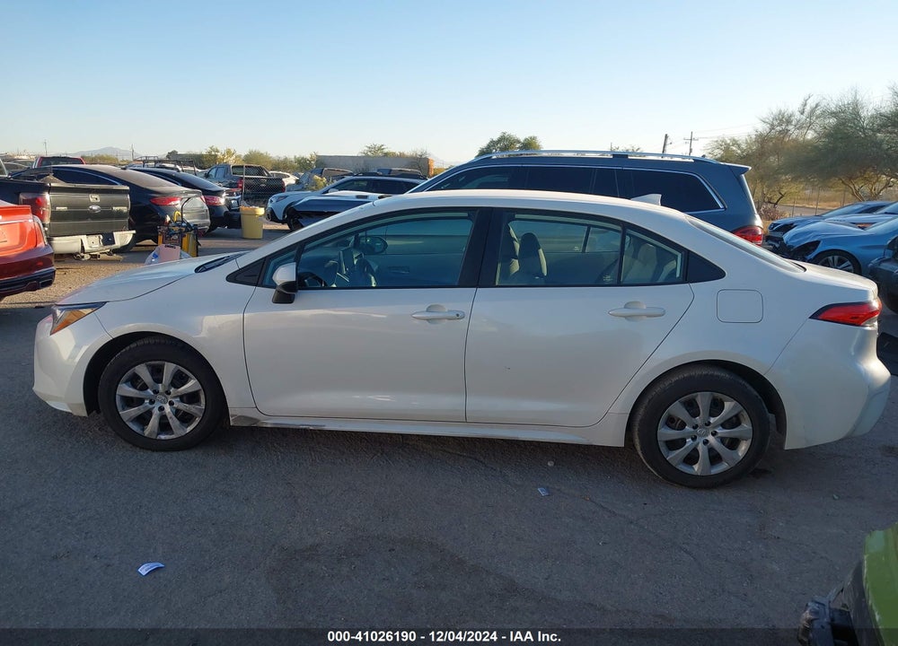 2020 TOYOTA COROLLA LE VIN: 5YFEPRAE1LP143503