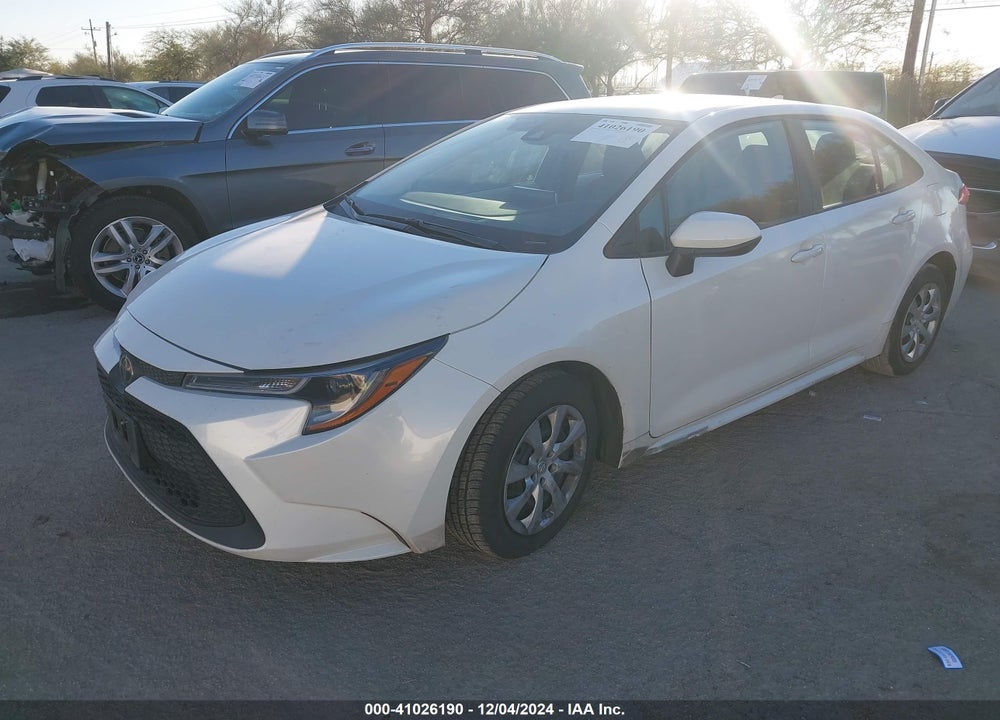 2020 TOYOTA COROLLA LE VIN: 5YFEPRAE1LP143503
