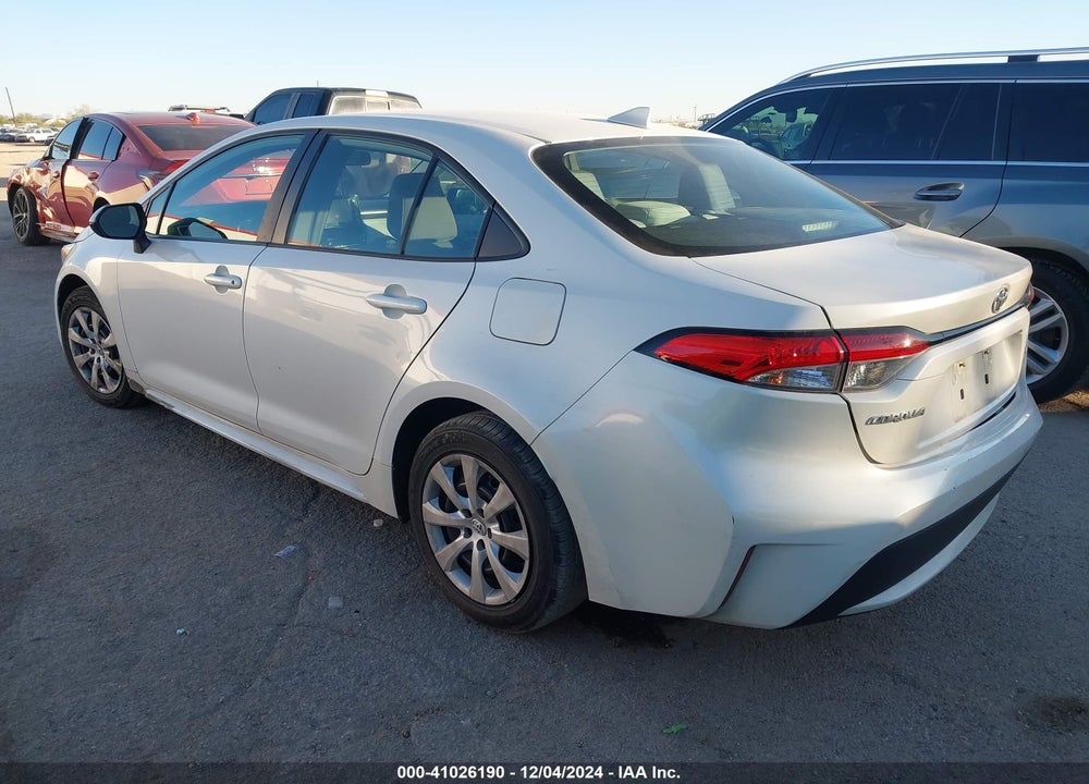 2020 TOYOTA COROLLA LE VIN: 5YFEPRAE1LP143503