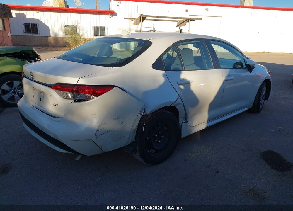 2020 TOYOTA COROLLA LE VIN: 5YFEPRAE1LP143503