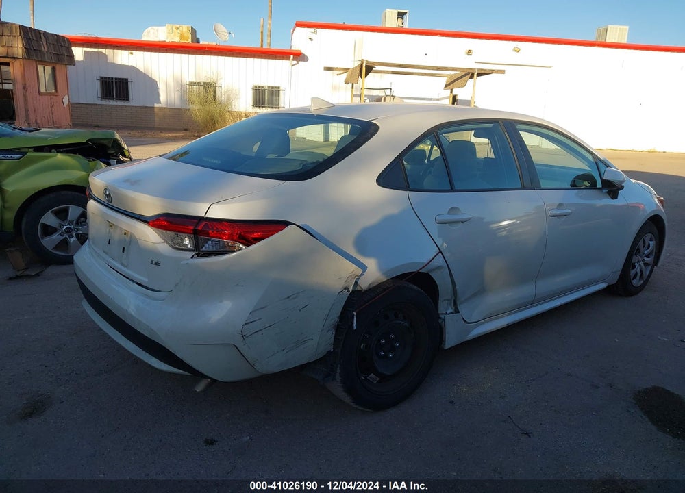 2020 TOYOTA COROLLA LE VIN: 5YFEPRAE1LP143503