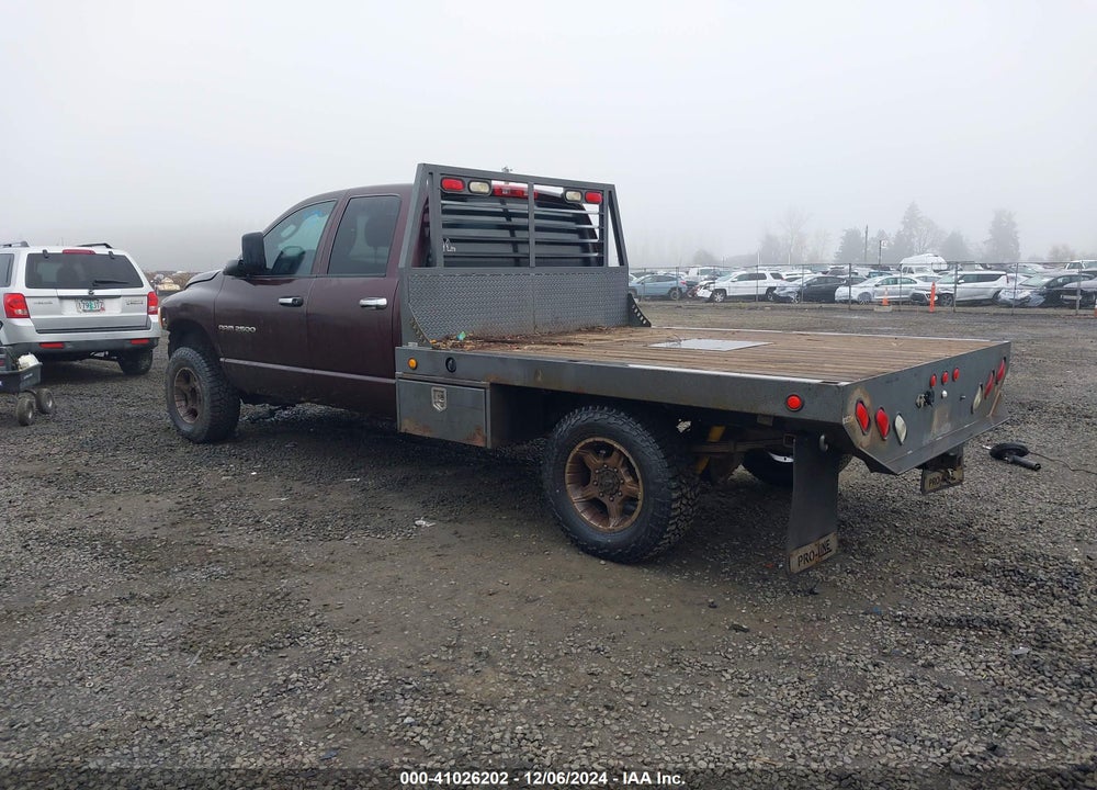 2005 DODGE RAM 2500 SLT/LARAMIE VIN: 3D7KS28C65G852729