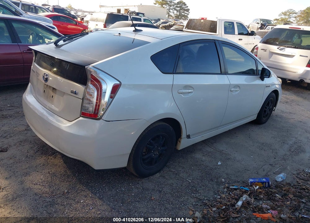 2012 TOYOTA PRIUS FOUR VIN: JTDKN3DU8C1522169