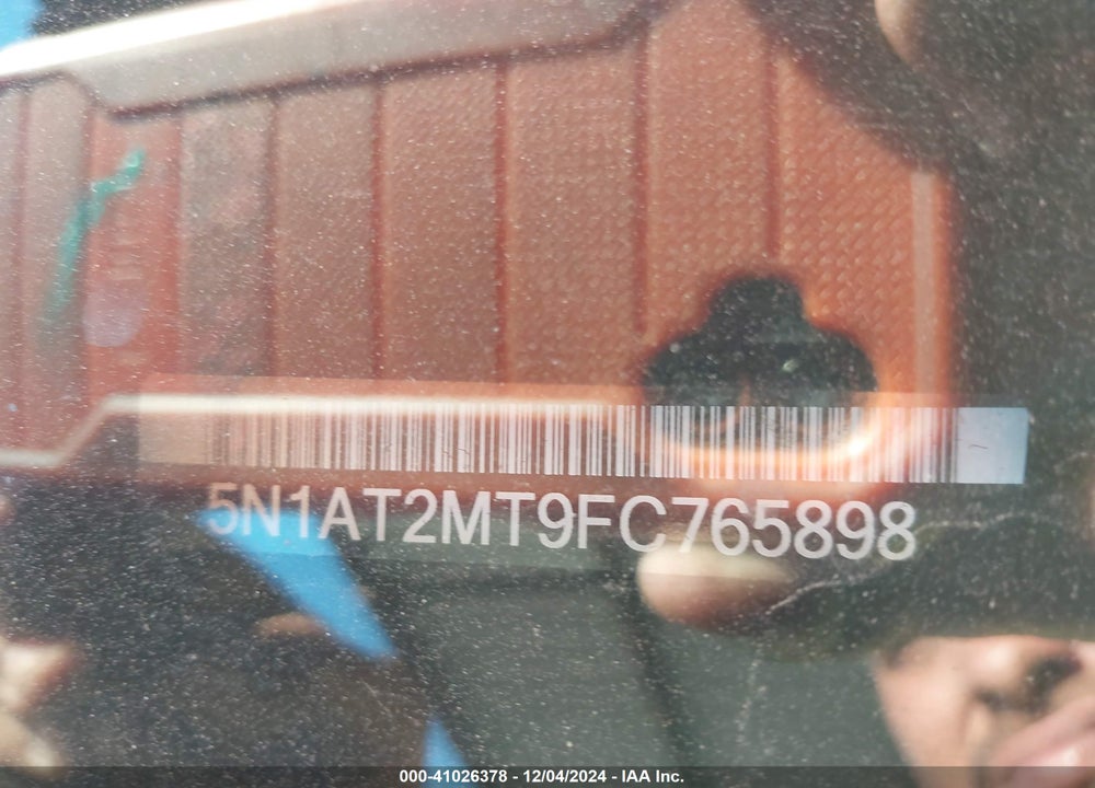 2015 NISSAN ROGUE S/SL/SV VIN: 5N1AT2MT9FC765898
