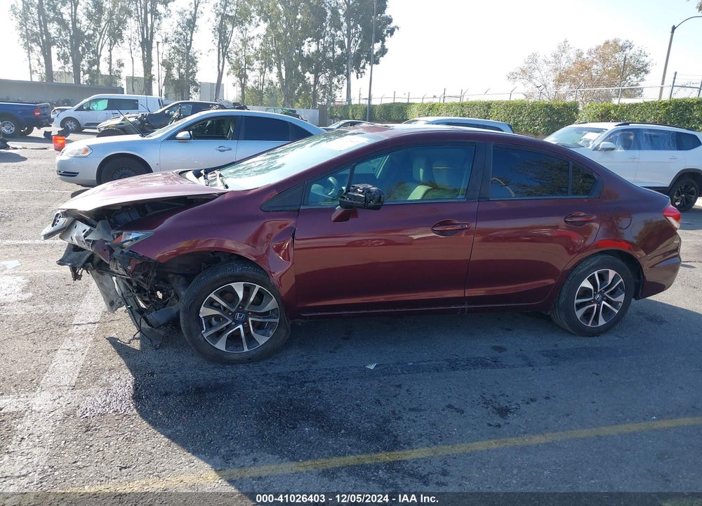 2014 HONDA CIVIC EX VIN: 19XFB2F86EE203843