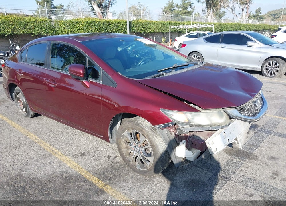 2014 HONDA CIVIC EX VIN: 19XFB2F86EE203843