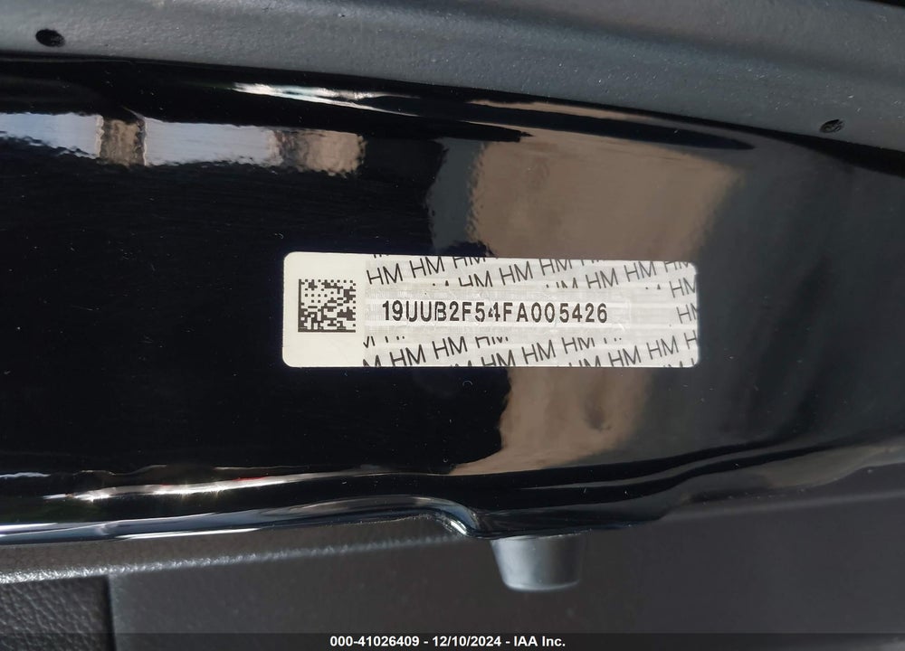 2015 ACURA TLX V6 TECH VIN: 19UUB2F54FA005426