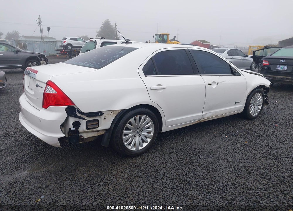 2010 FORD FUSION HYBRID VIN: 3FADP0L34AR277857