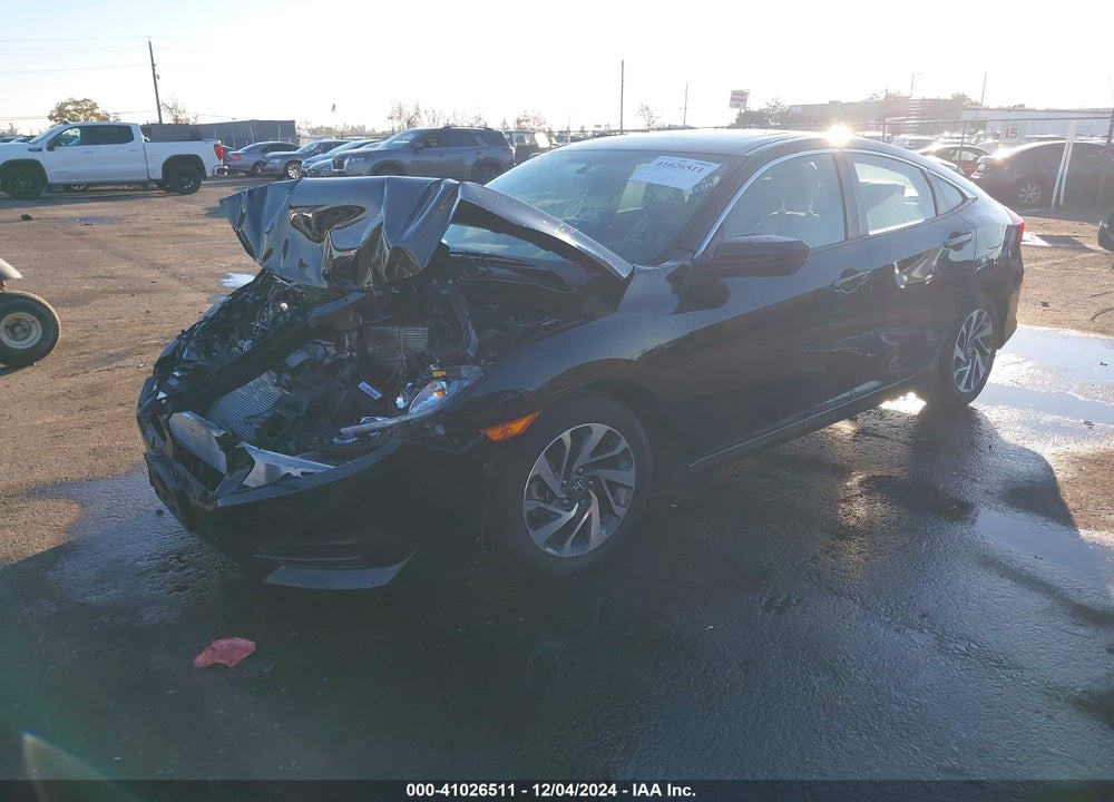 2018 HONDA CIVIC EX VIN: 19XFC2F74JE207968