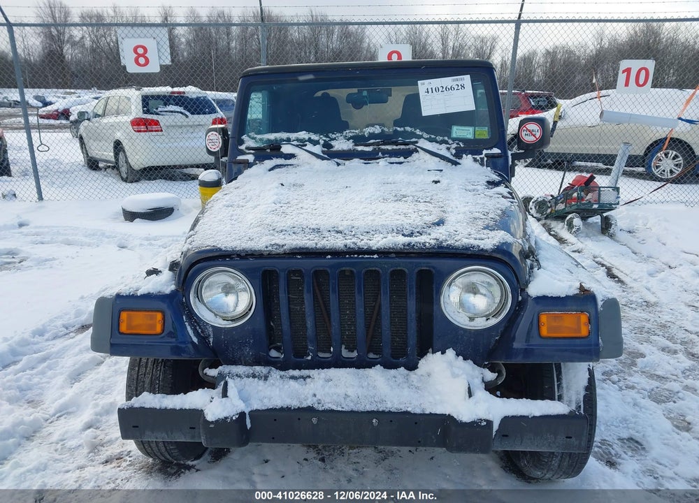 2006 JEEP WRANGLER X VIN: 1J4FA39S86P713445