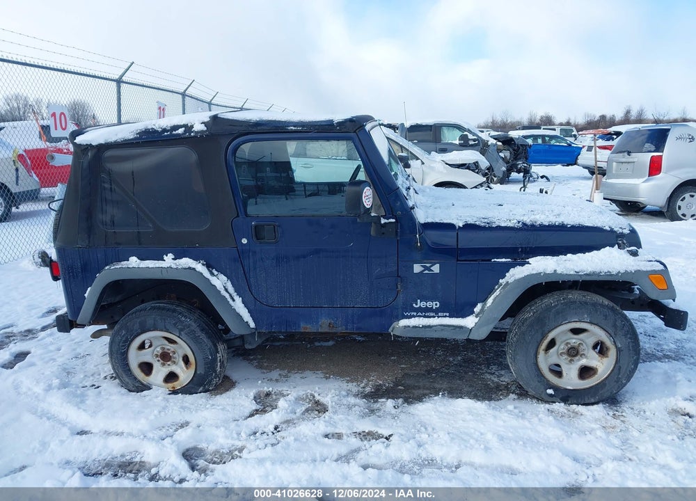 2006 JEEP WRANGLER X VIN: 1J4FA39S86P713445