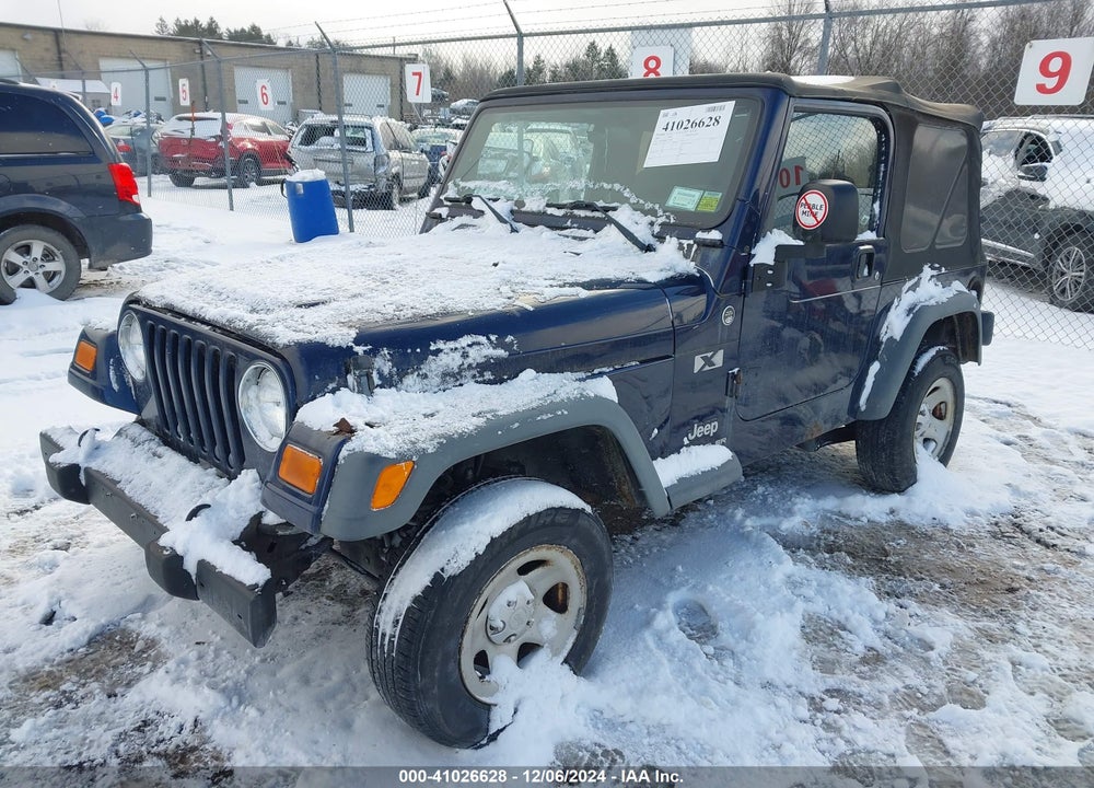 2006 JEEP WRANGLER X VIN: 1J4FA39S86P713445