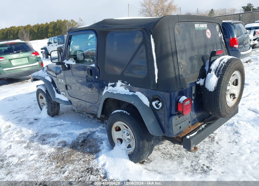 2006 JEEP WRANGLER X VIN: 1J4FA39S86P713445