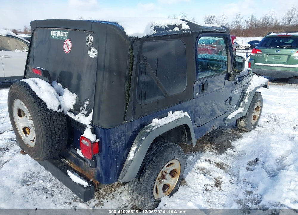 2006 JEEP WRANGLER X VIN: 1J4FA39S86P713445