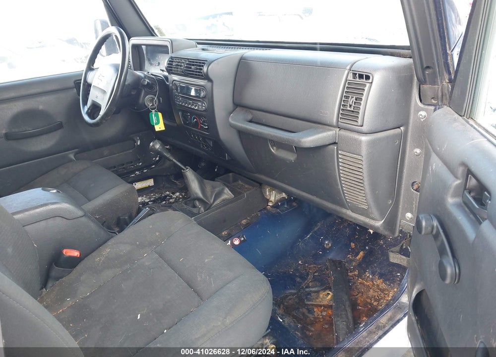 2006 JEEP WRANGLER X VIN: 1J4FA39S86P713445