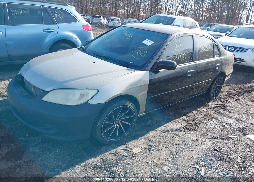 2001 HONDA CIVIC VIN: 2HGES165X1H600452