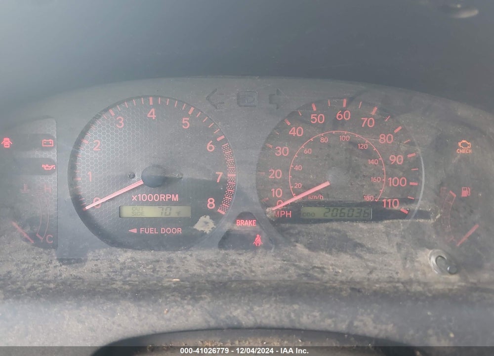 2001 TOYOTA COROLLA S VIN: 1NXBR12EX1Z480888