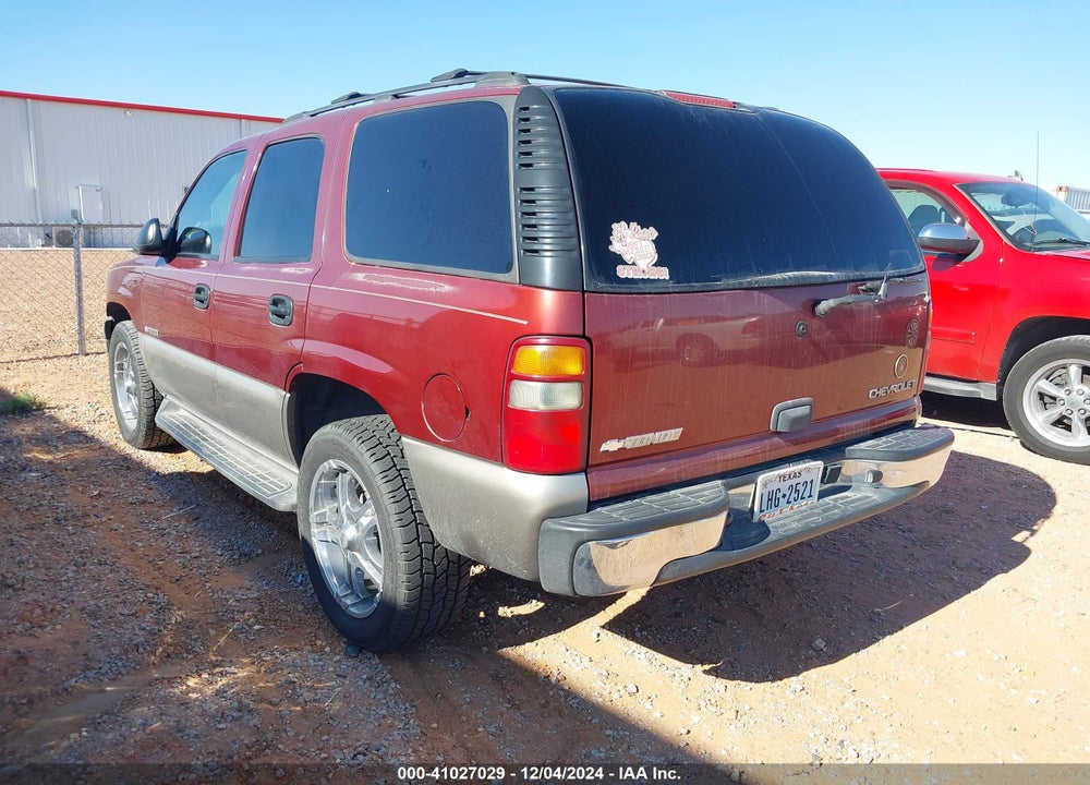 2003 CHEVROLET TAHOE LS VIN: 1GNEC13V53J209623