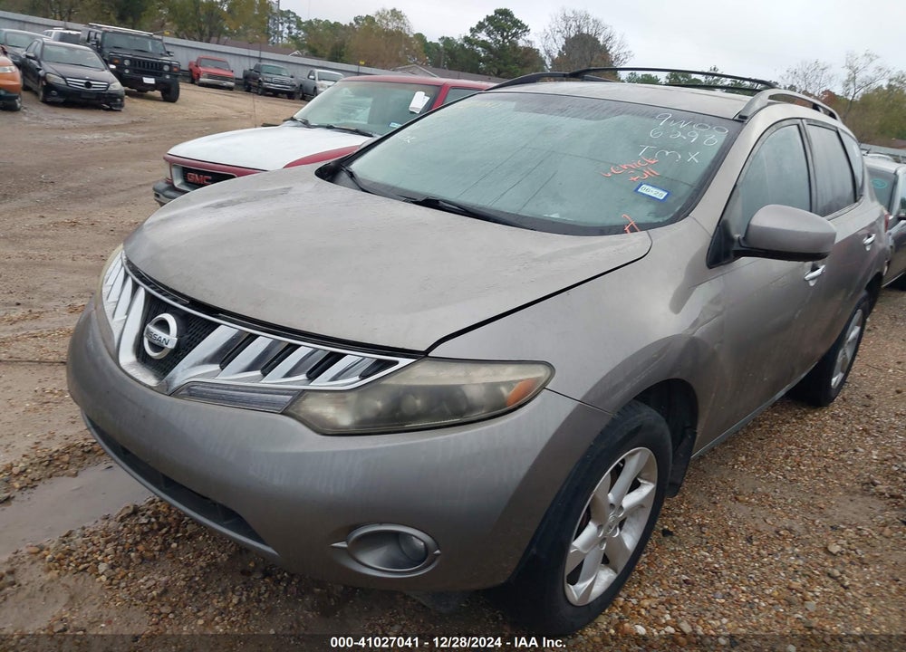 2009 NISSAN MURANO VIN: JN8AZ18U59W006298