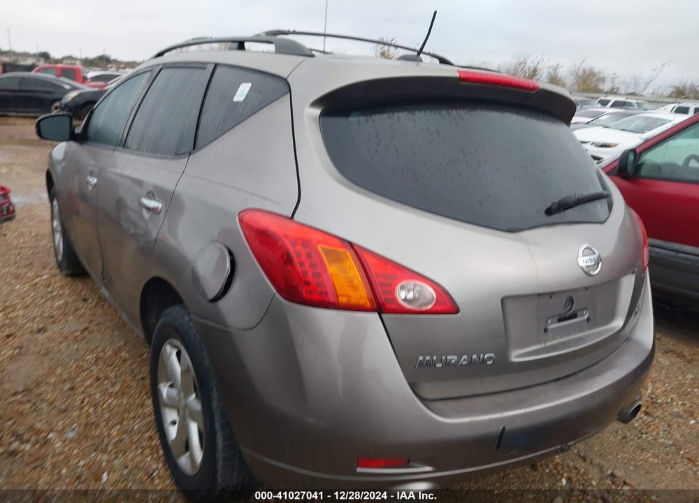 2009 NISSAN MURANO VIN: JN8AZ18U59W006298
