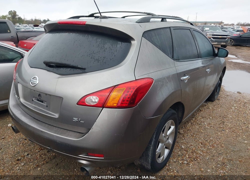 2009 NISSAN MURANO VIN: JN8AZ18U59W006298