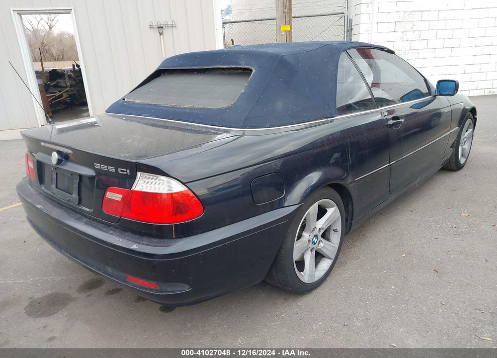 2006 BMW 325CI VIN: WBABW33446PX88110