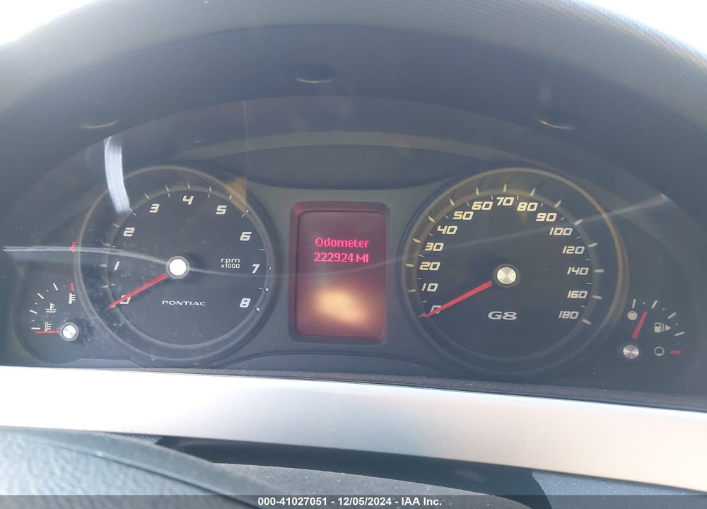 2009 PONTIAC G8 GT VIN: 6G2EC57Y29L178856