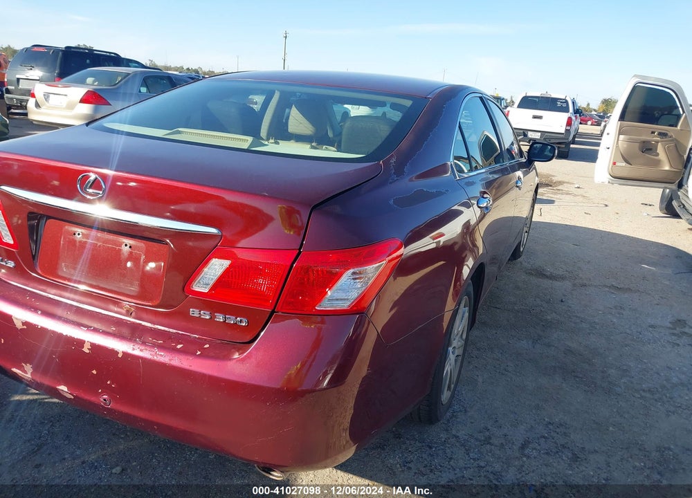 2007 LEXUS ES 350 VIN: JTHBJ46G772010443
