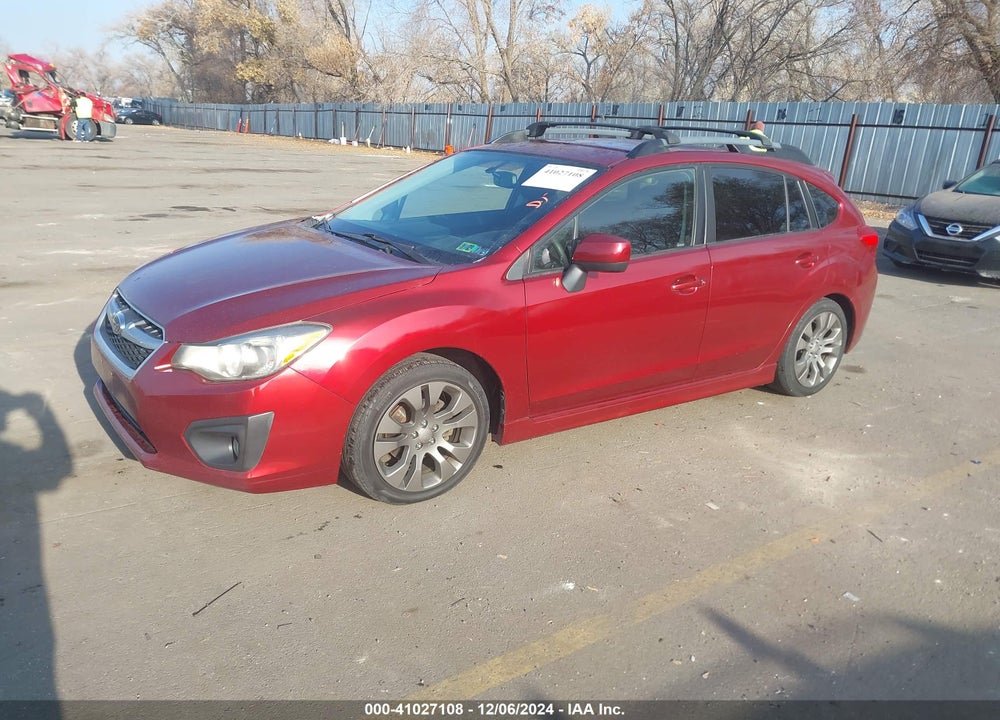2012 SUBARU IMPREZA 2.0I SPORT PREMIUM VIN: JF1GPAL65CG211065
