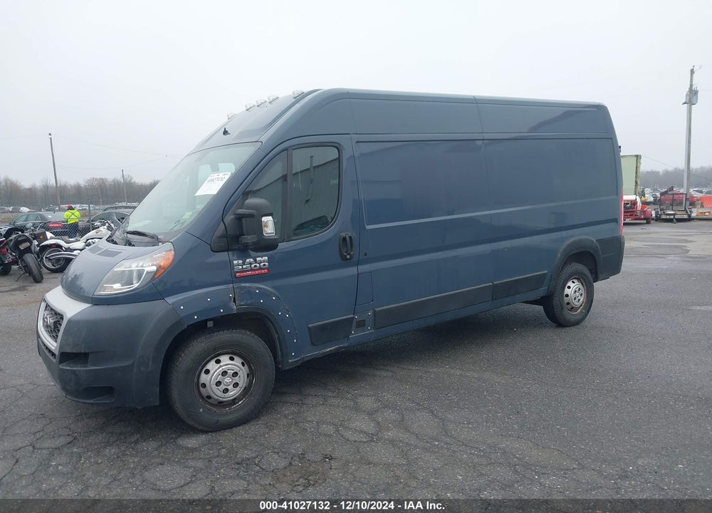 2019 RAM PROMASTER 2500 HIGH ROOF 159 WB VIN: 3C6TRVDGXKE516875