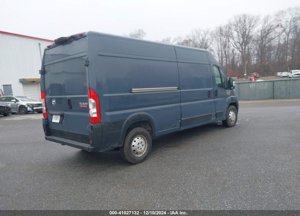2019 RAM PROMASTER 2500 HIGH ROOF 159 WB VIN: 3C6TRVDGXKE516875
